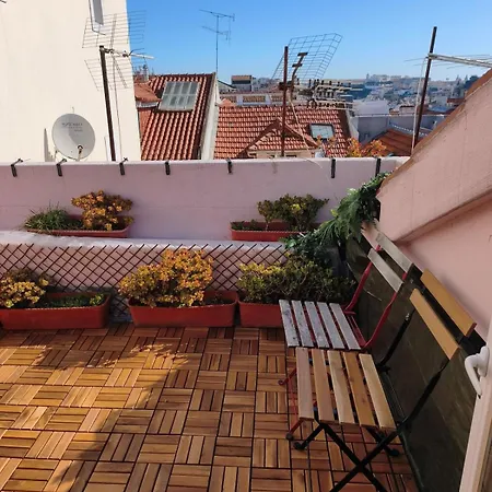 Duplex Terrace Downtown Bairro Alto Lejlighed